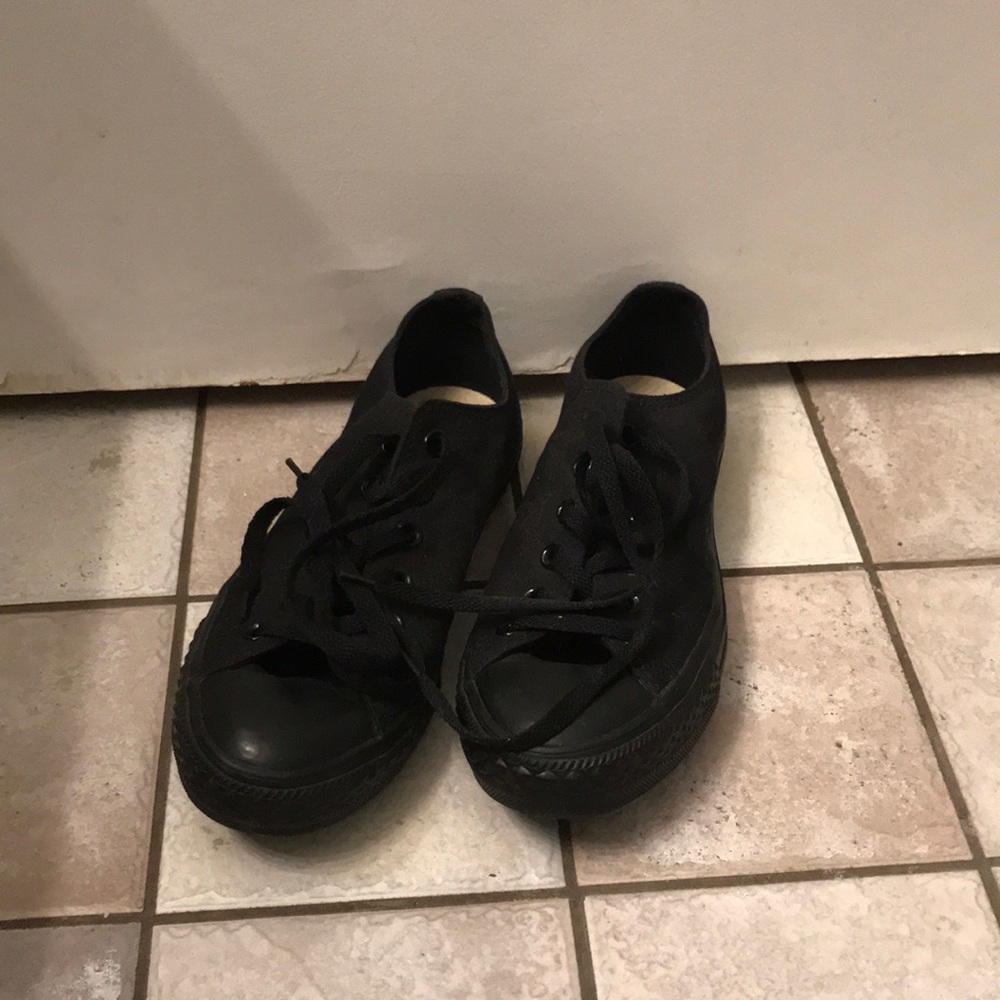 Black Converse Low Tops